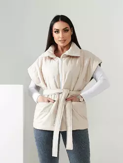 Жилет Vizavi 42-44-46 Молочний (6549-6/42-44-46) Жилет Vizavi 42-44-46 Молочний (6549-6/42-44-46)