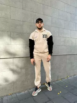 Спортивний костюм Бежевий (1581b) Спортивний костюм Бежевий (1581b)