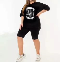 Літній костюм Vizavi 48-50 Чорний (00091-6/48-50) Літній костюм Vizavi 48-50 Чорний (00091-6/48-50)