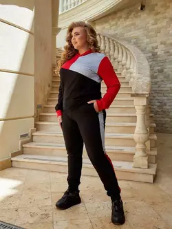 Спортивний костюм Vizavi 48-50 Чорний (00109-1/48-50) Спортивний костюм Vizavi 48-50 Чорний (00109-1/48-50)