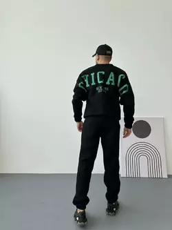 Спортивний костюм Чорний(1604b) Спортивний костюм Чорний(1604b)