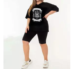 Літній костюм Vizavi 48-50 Чорний (00091-6/48-50) Літній костюм Vizavi 48-50 Чорний (00091-6/48-50)